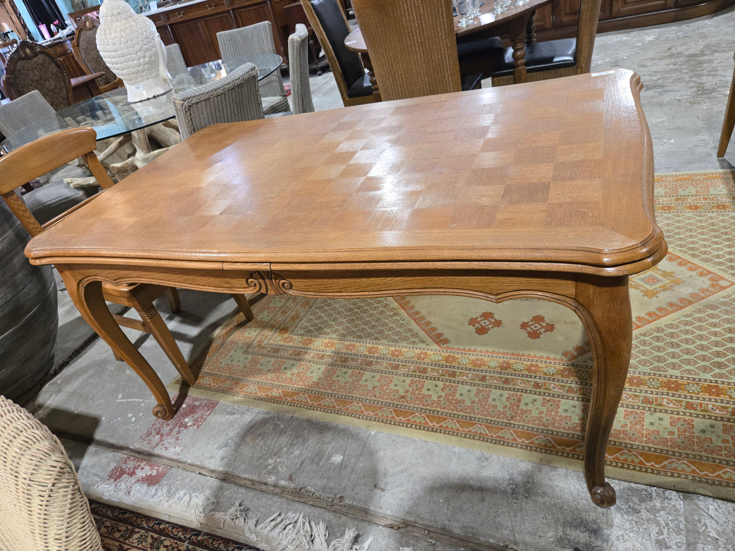 Early Century L15 Draw Leaf Table