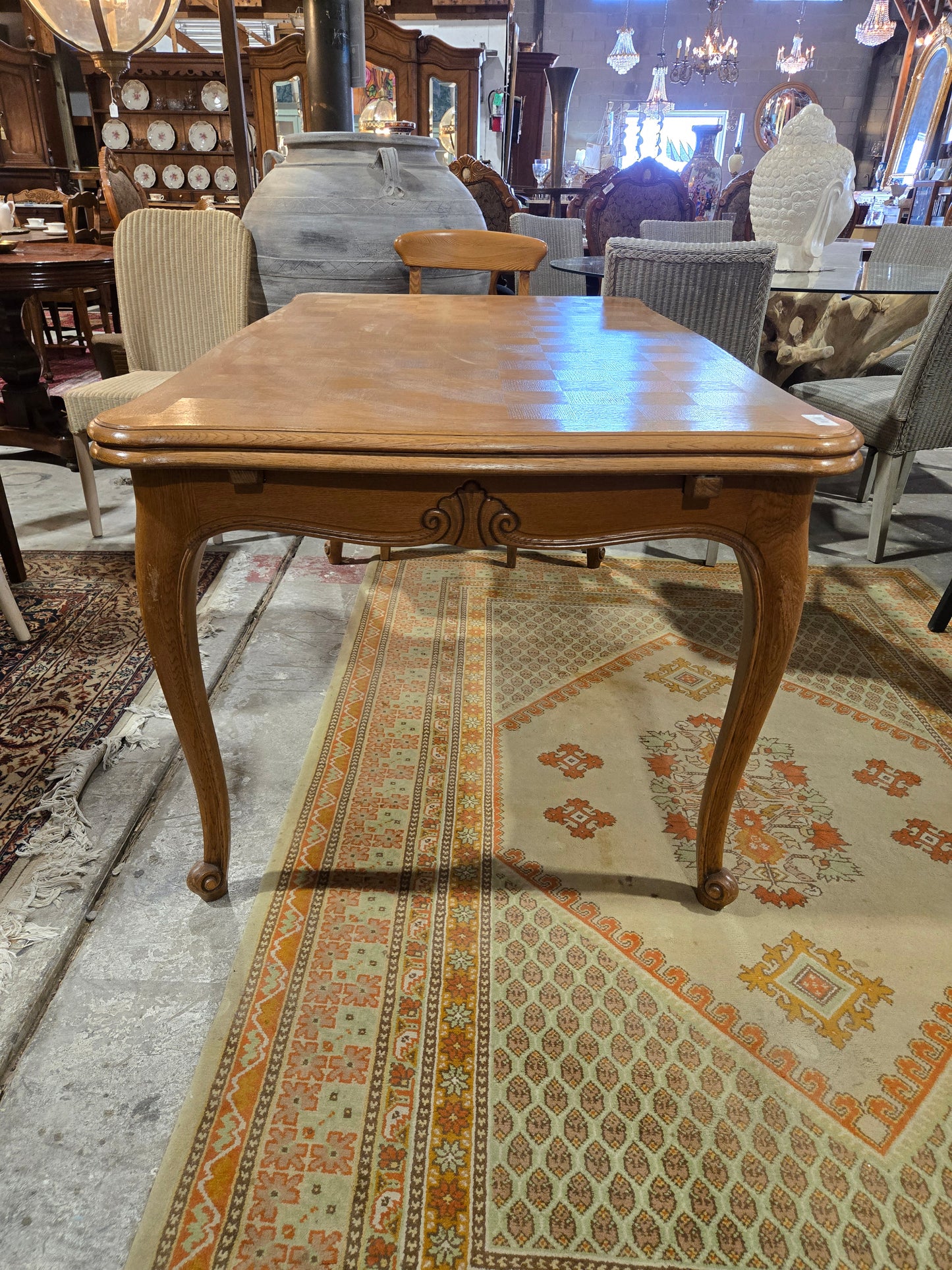 Early Century L15 Draw Leaf Table