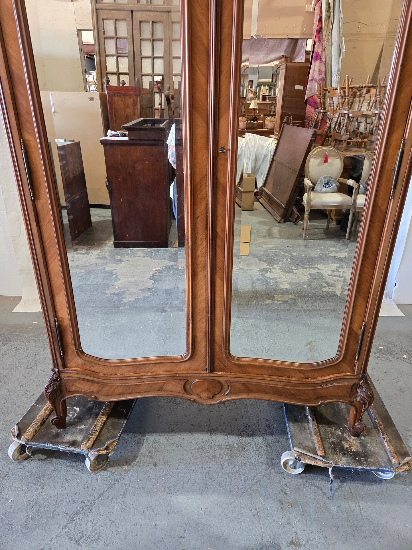 Late 1800s LXV 2 door armoire