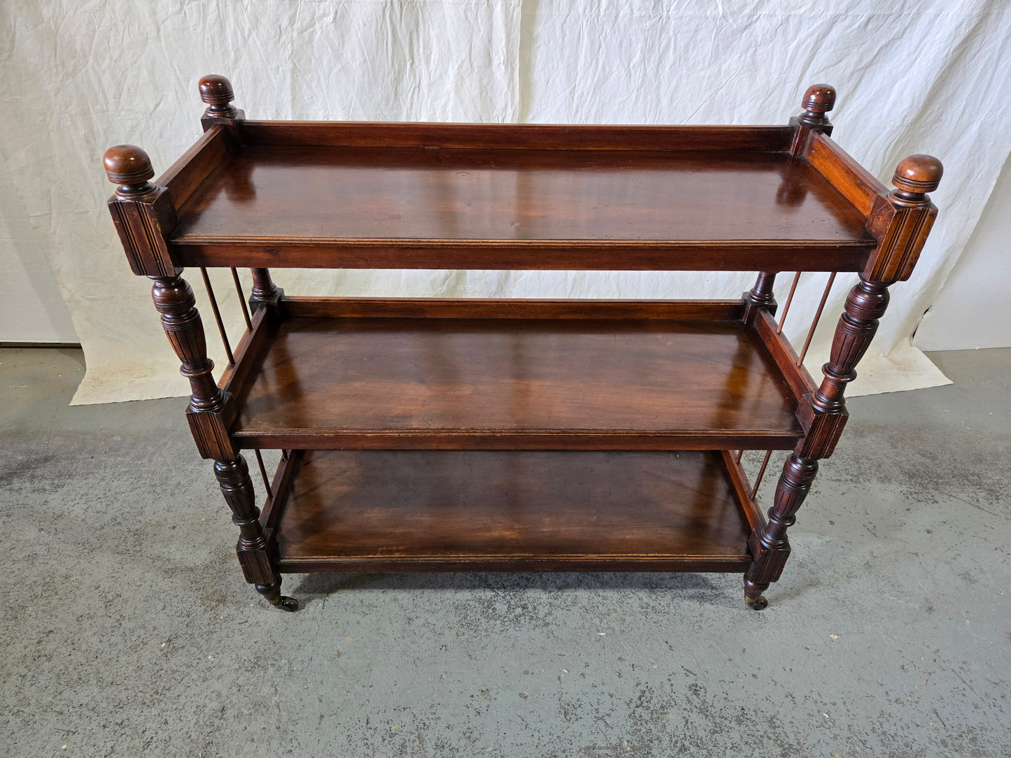 Late 1800s Mahogany console table