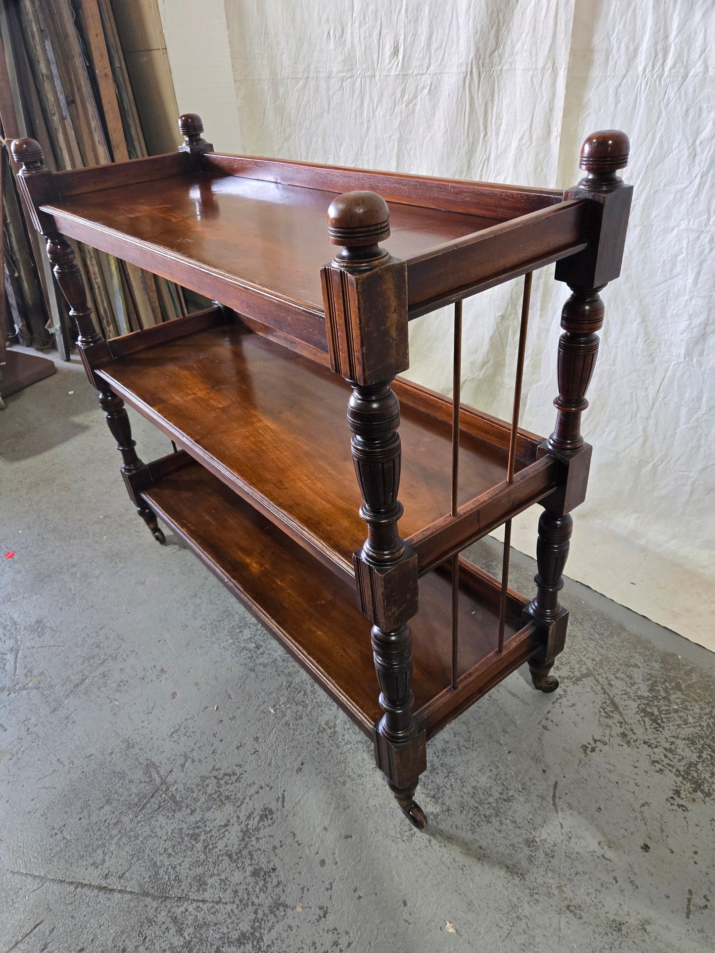 Late 1800s Mahogany console table
