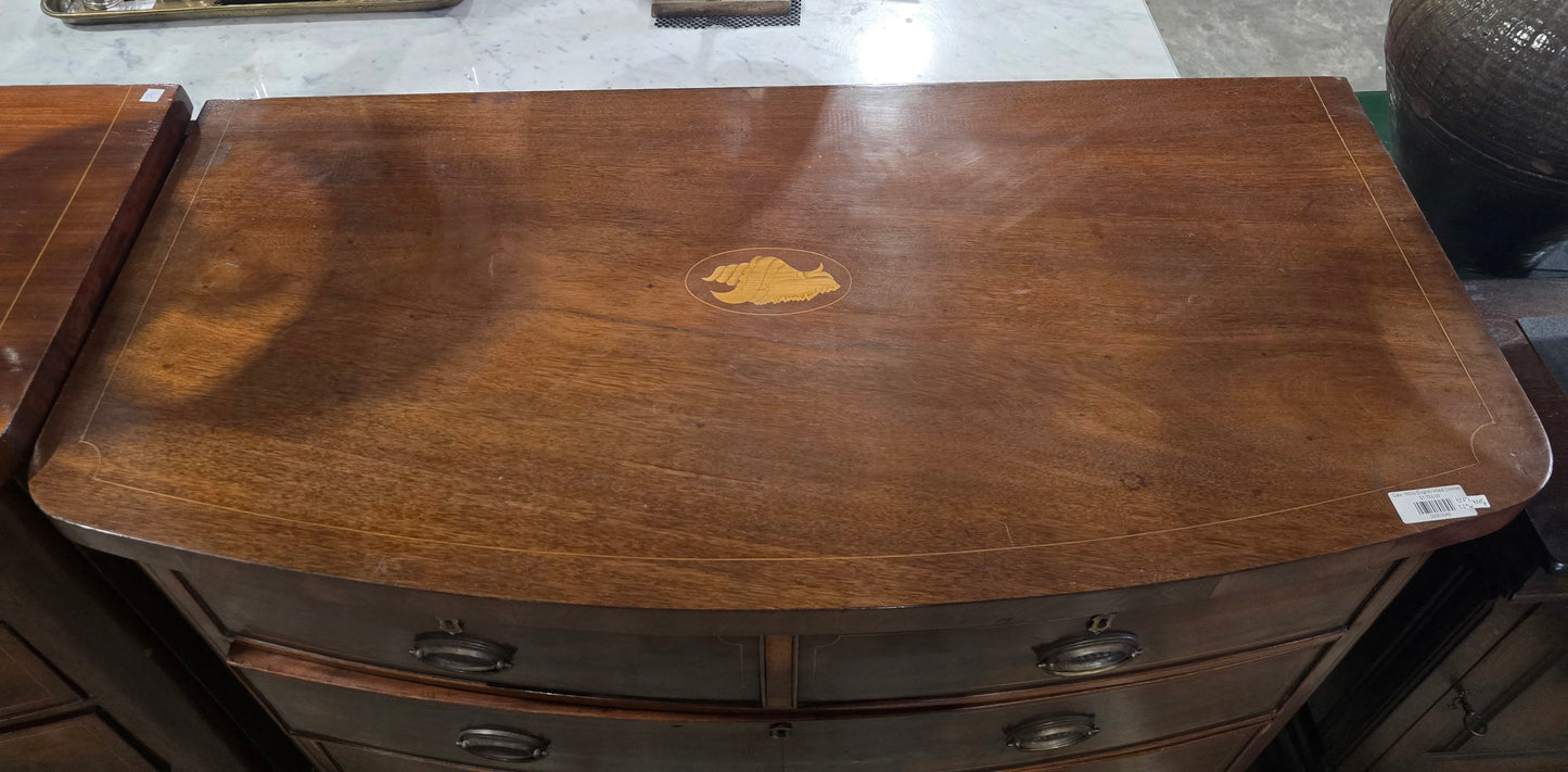 Late 1800s English Inlaid Dresser