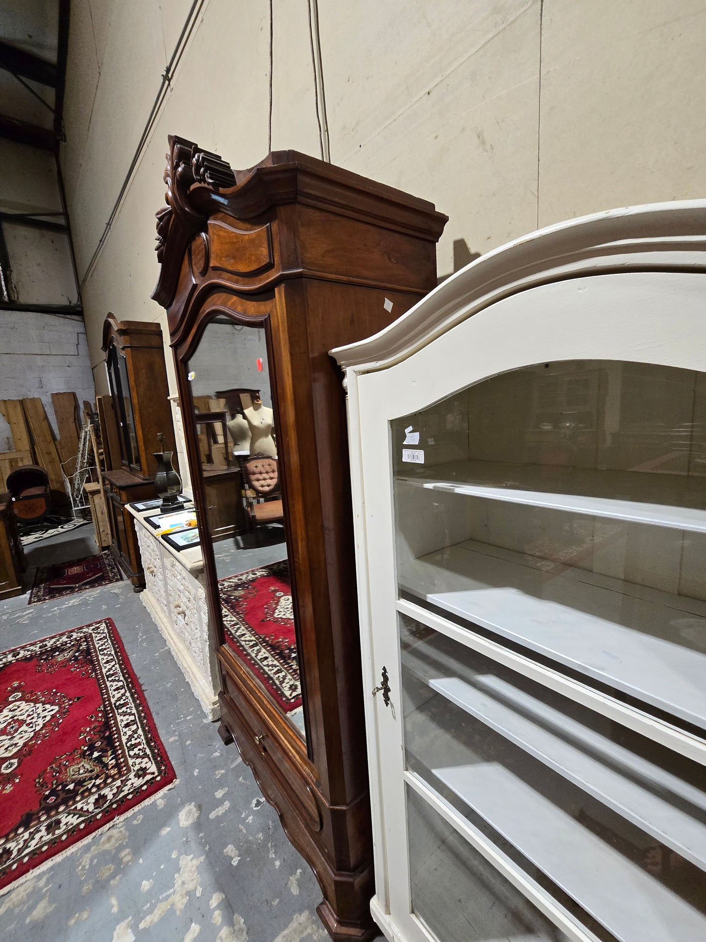 Armoire with Mirror Door