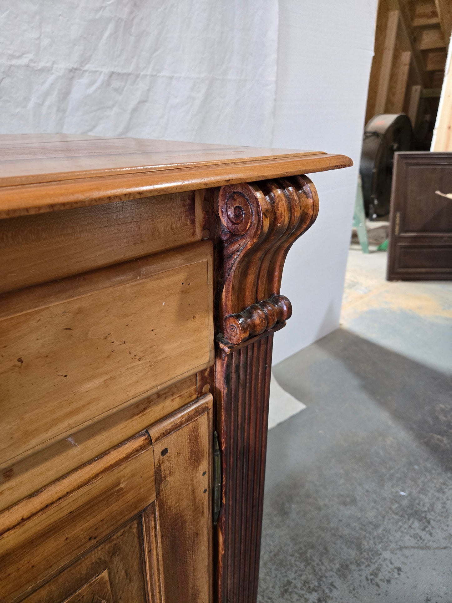 Mid 1800s Cherry Wood Provincial Buffet