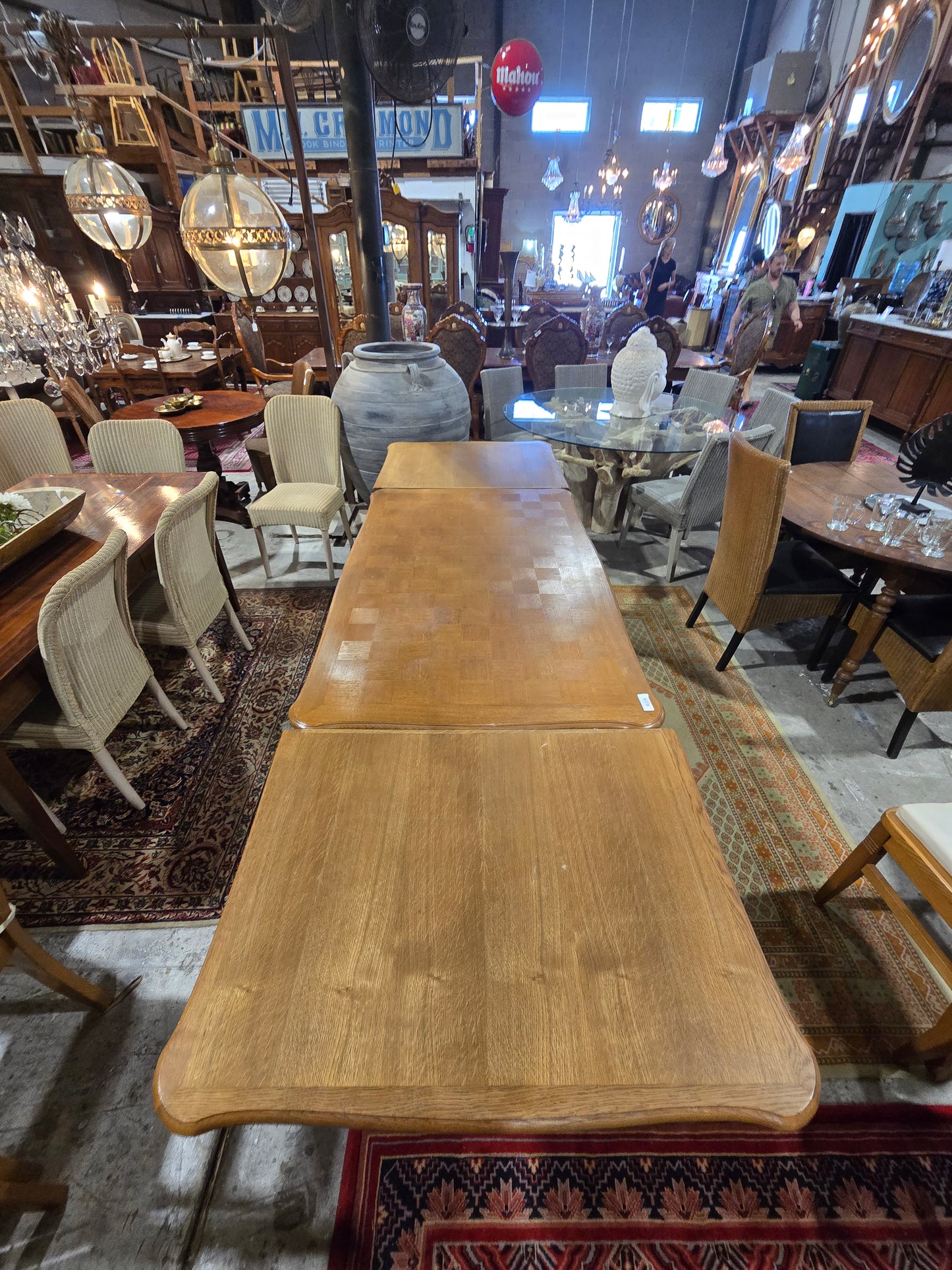 Early Century L15 Draw Leaf Table