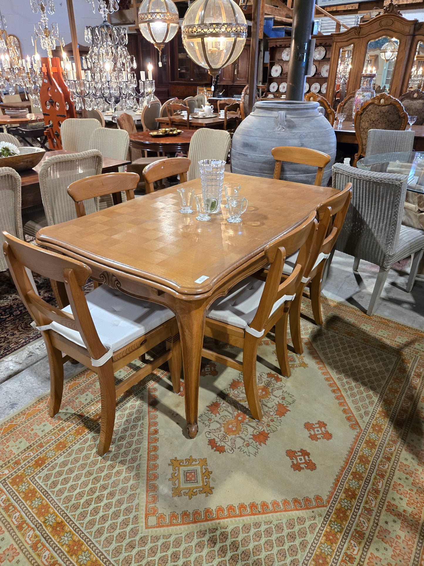 Early Century L15 Draw Leaf Table