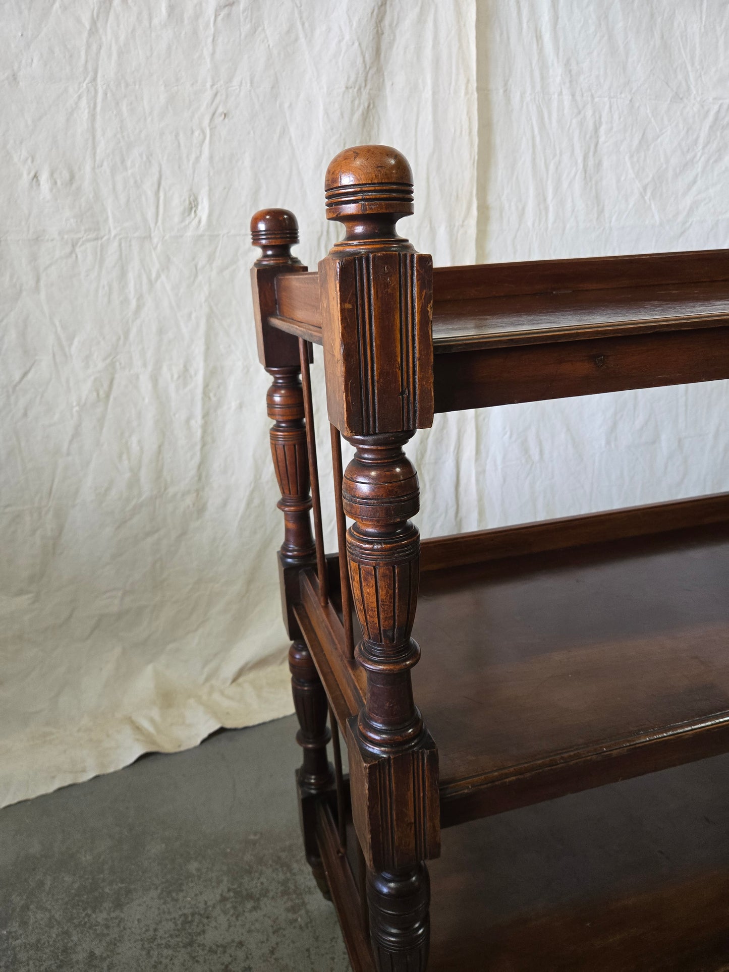 Late 1800s Mahogany console table