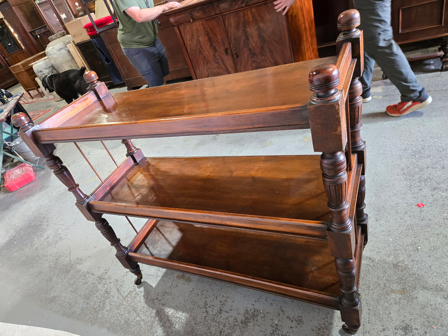 Late 1800s Mahogany console table