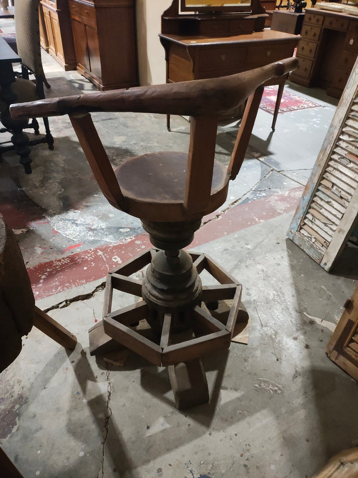 Mid 1900s Teak barstool