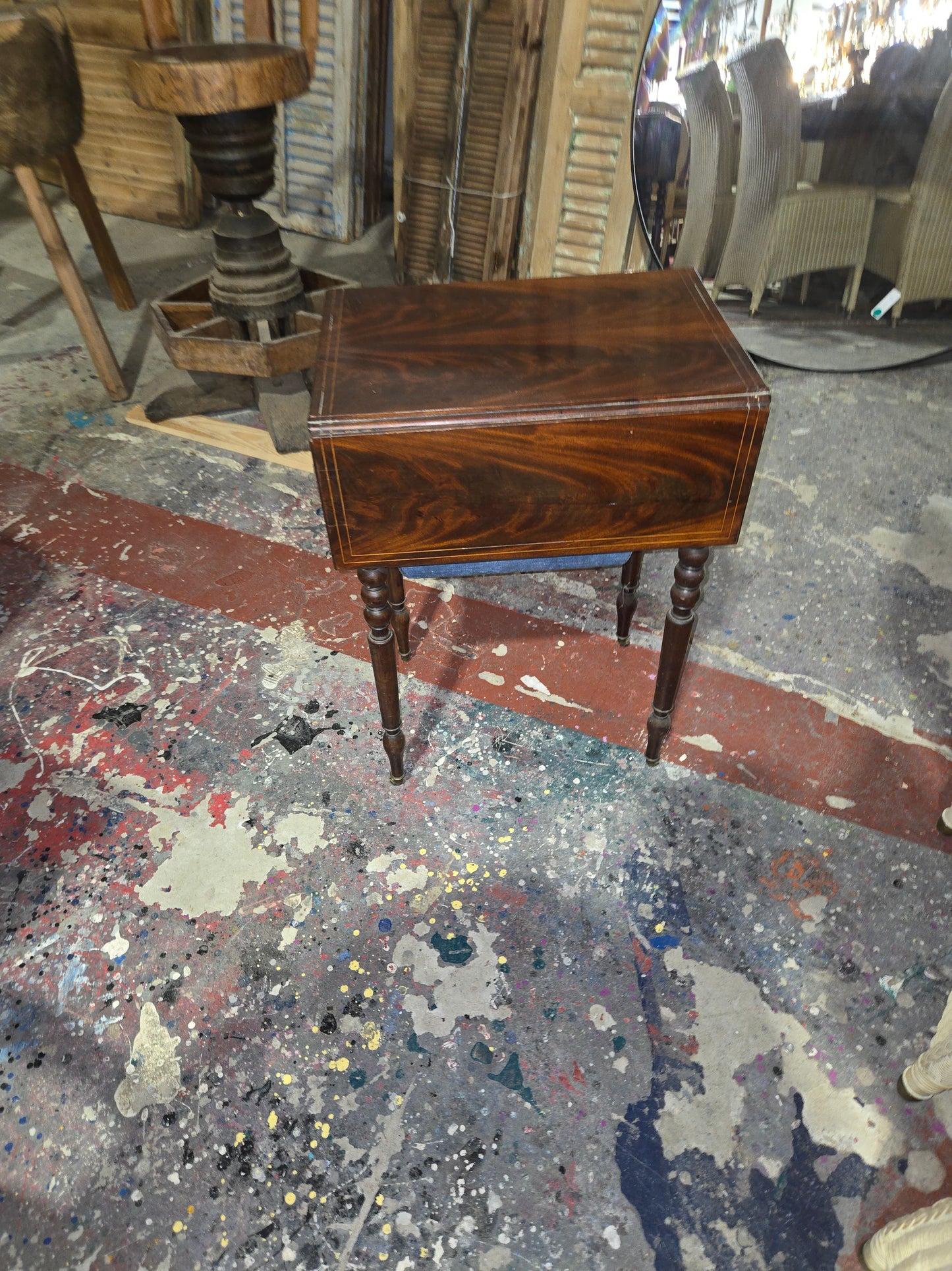 Burled Walnut Occasional Table