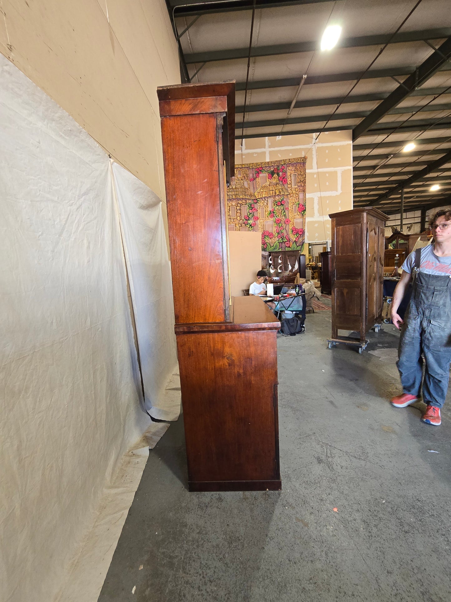 Mid 1800s English Buro bookcase