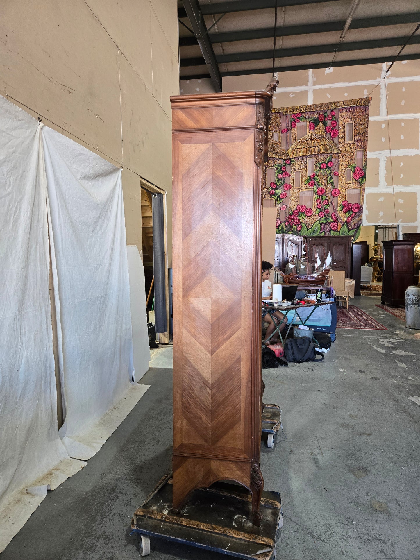 Late 1800s LXV 2 door armoire