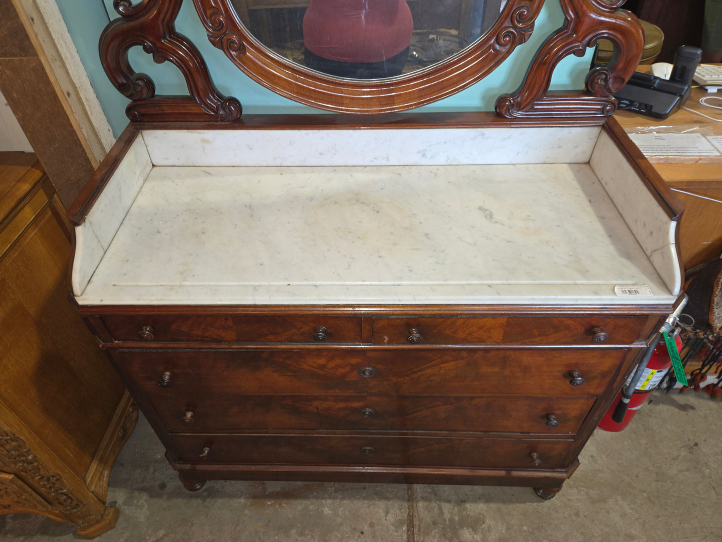 Late 1800s Rococo Vanity