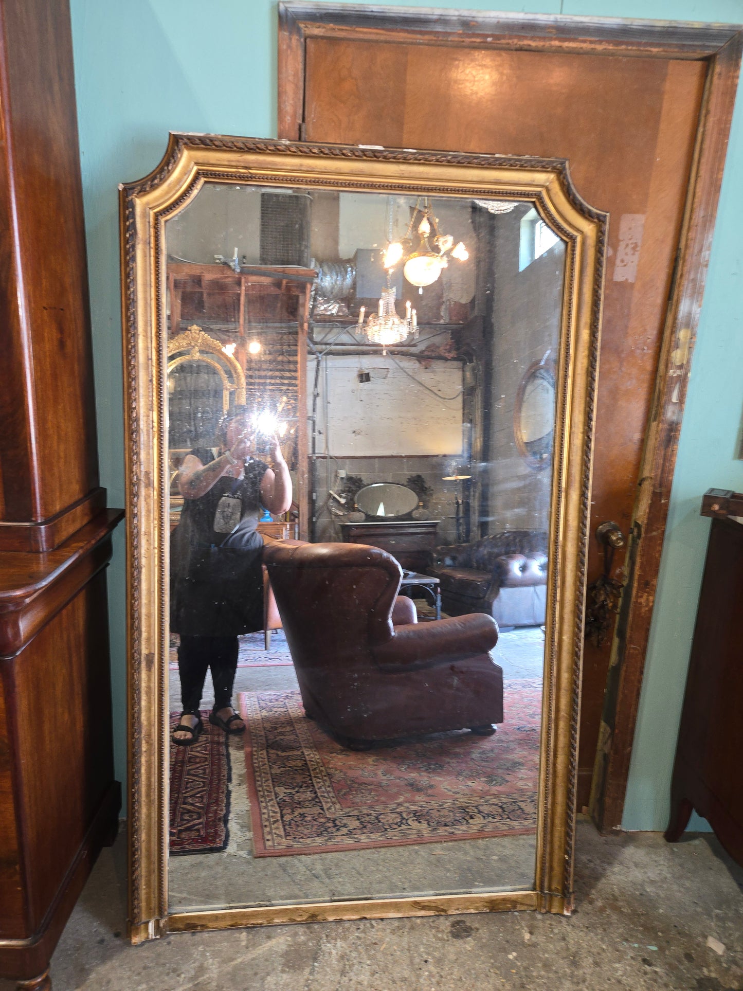 Early 1900s Twisted LPH mirror