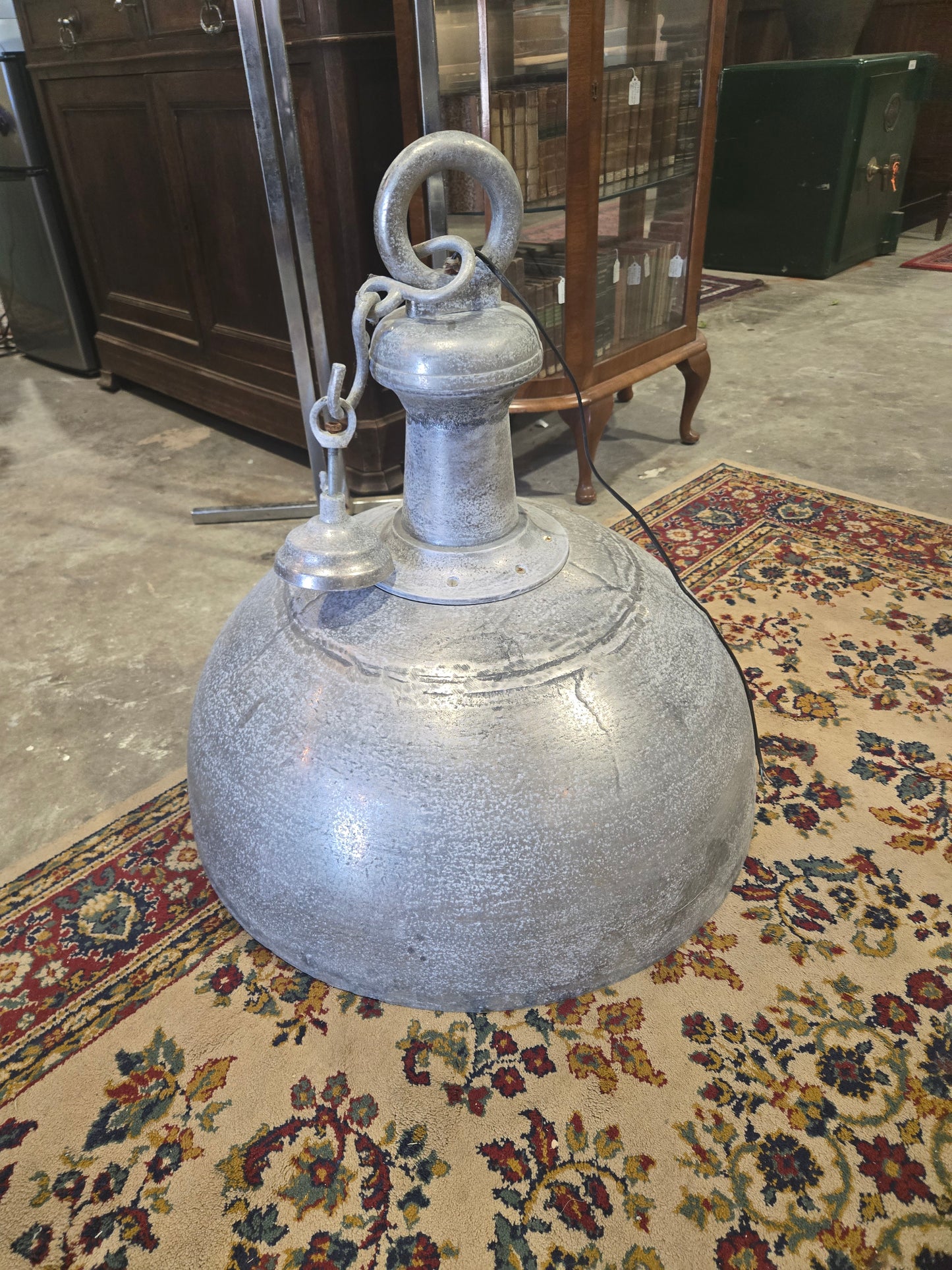Vintage industrial metal lamp