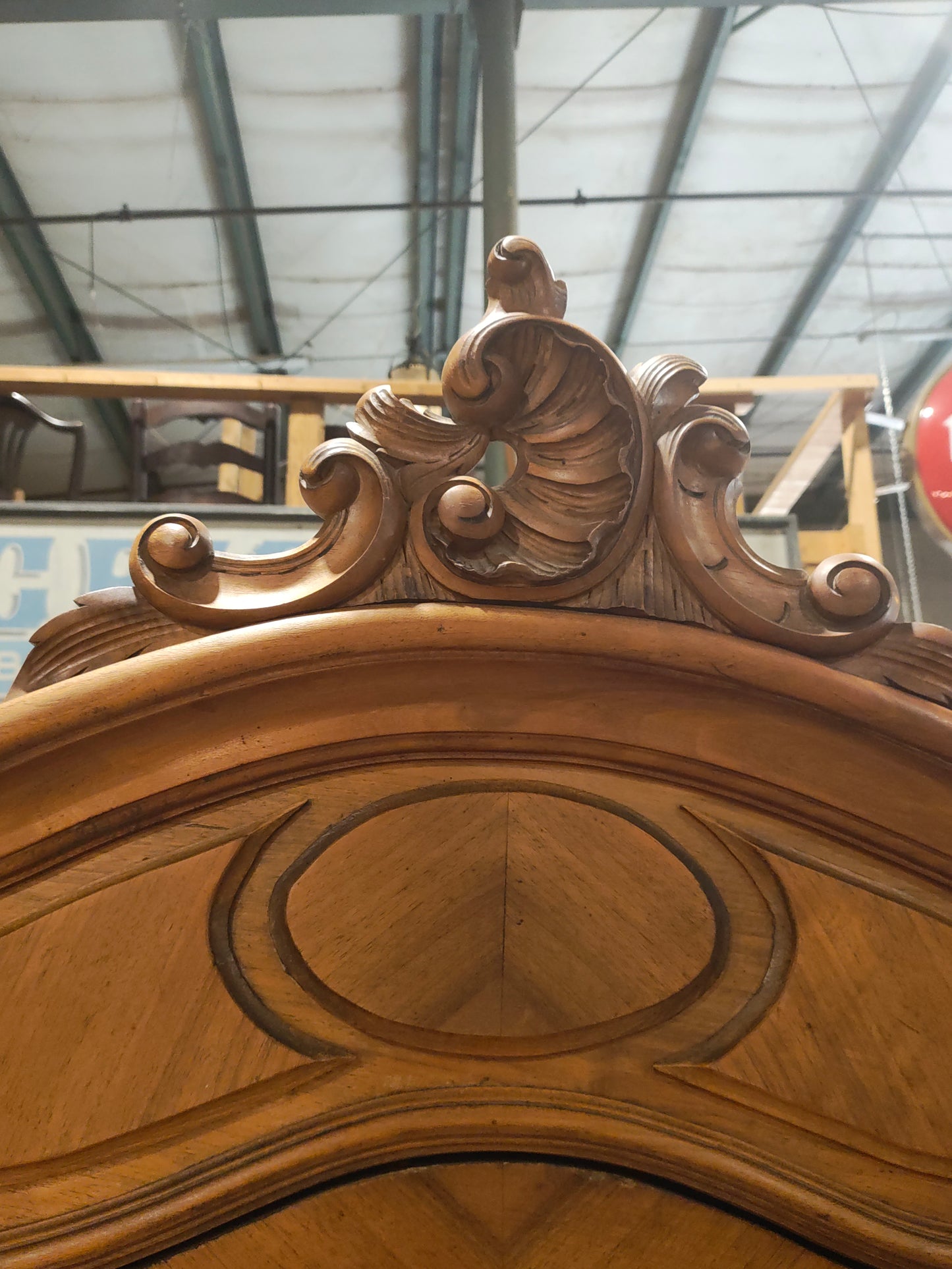 Late 1800s LXV 3 door armoire
