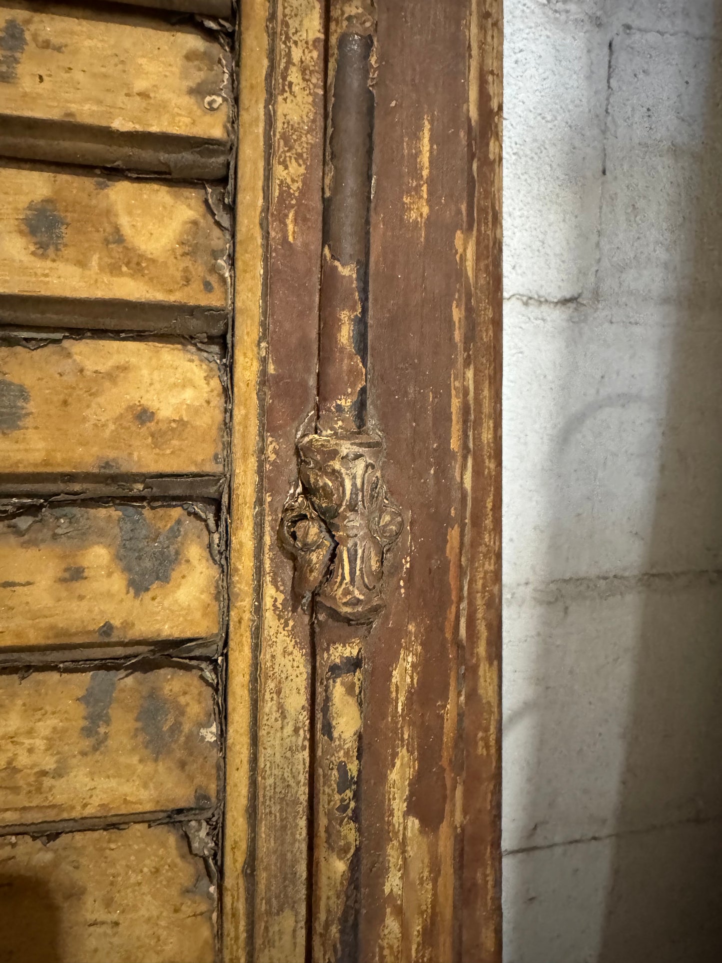 Antique Louvered Shutter Doors