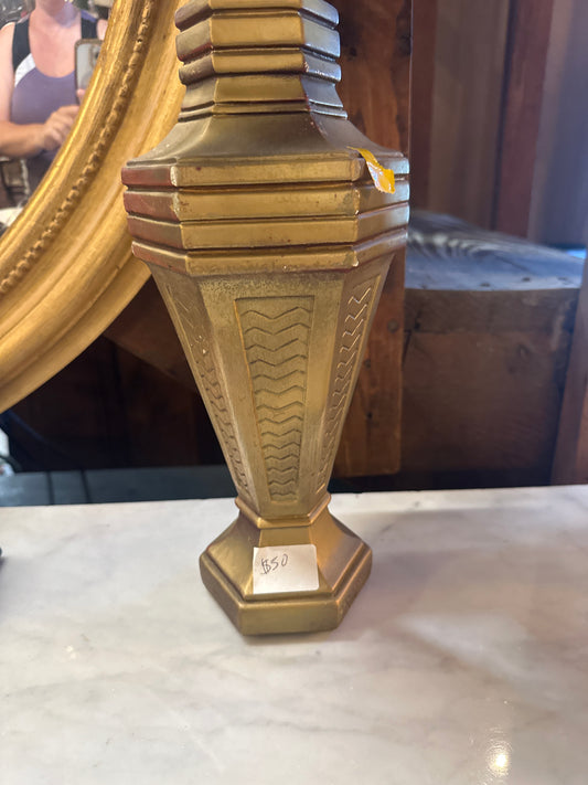 Painted vase pair