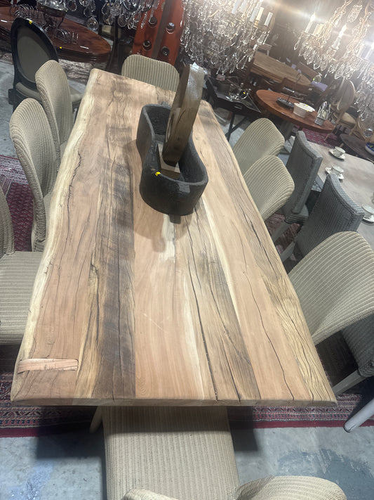 Live Edge Teak Top Rectangle