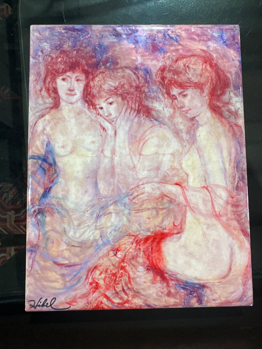 Edna Hibel 3 nudes repro