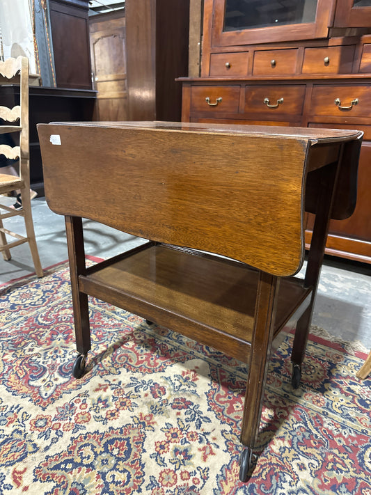 Vintage Drop Leaf Serving Cart