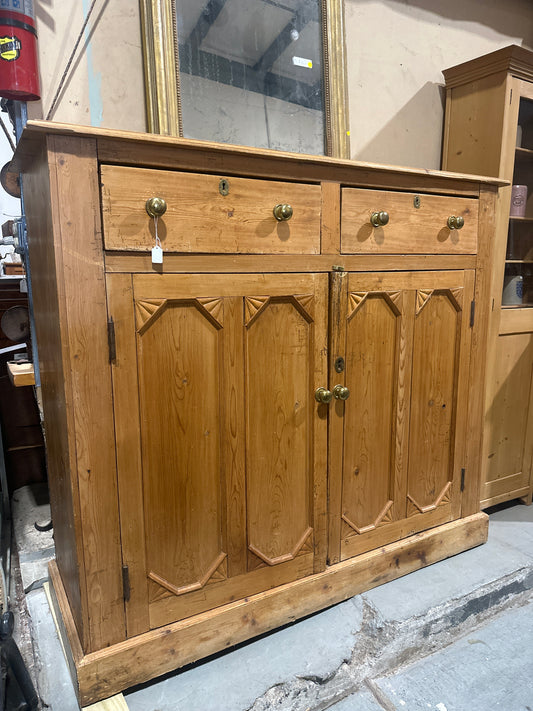 Antique pine cabinet