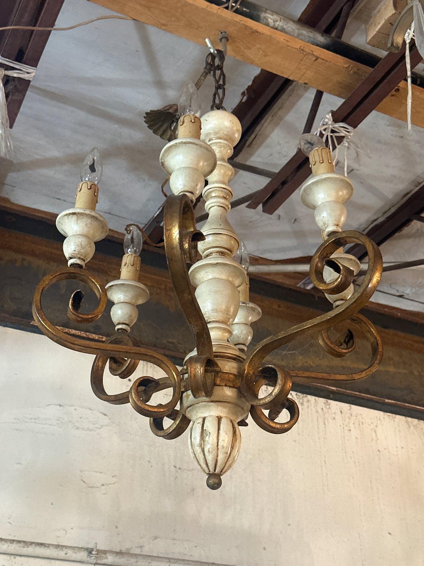 Vintage Tuscan Revival 6 light