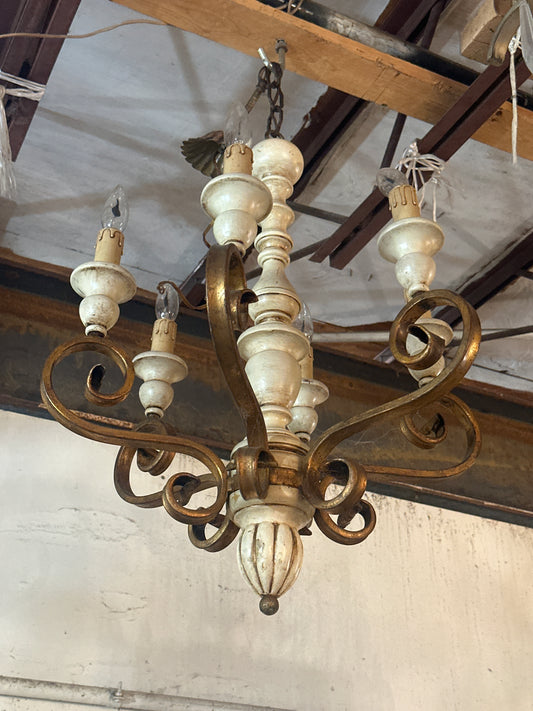 Vintage Tuscan Revival 6 light