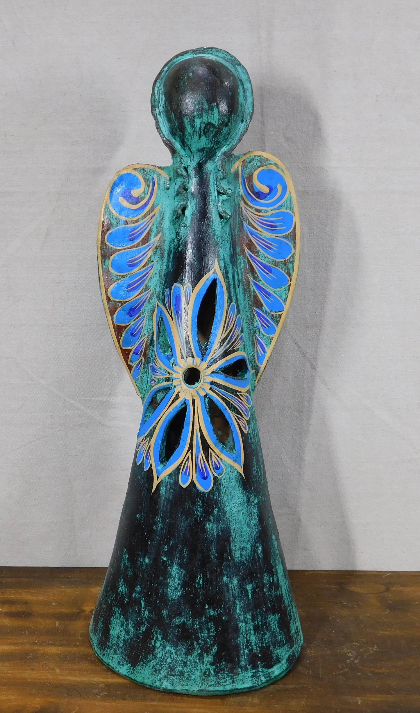 Clay Angel-ER-Clay-Hand Painted-Home Decor-Two Sizes