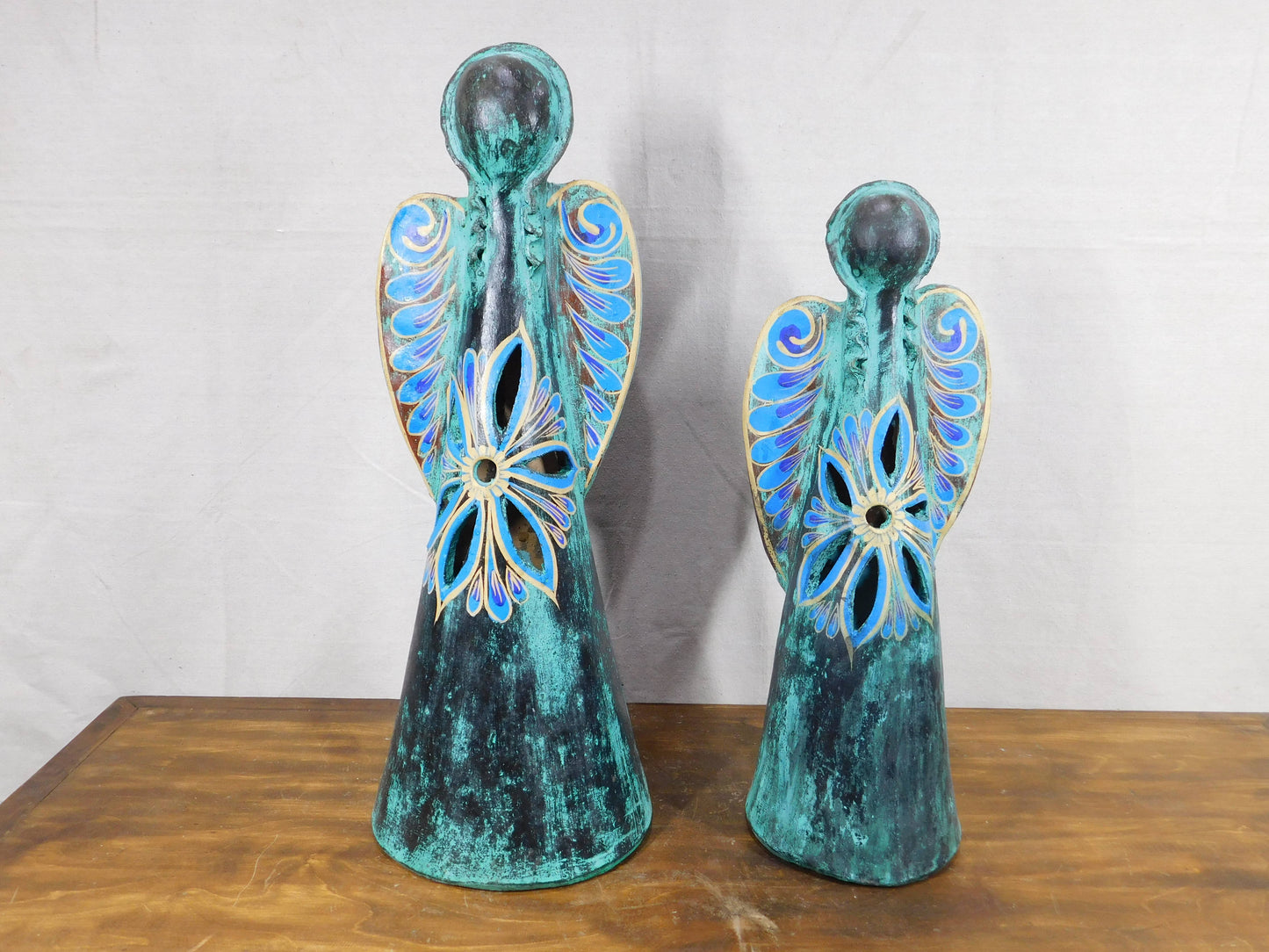 Clay Angel-ER-Clay-Hand Painted-Home Decor-Two Sizes