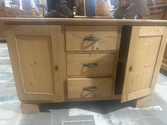 German pine console