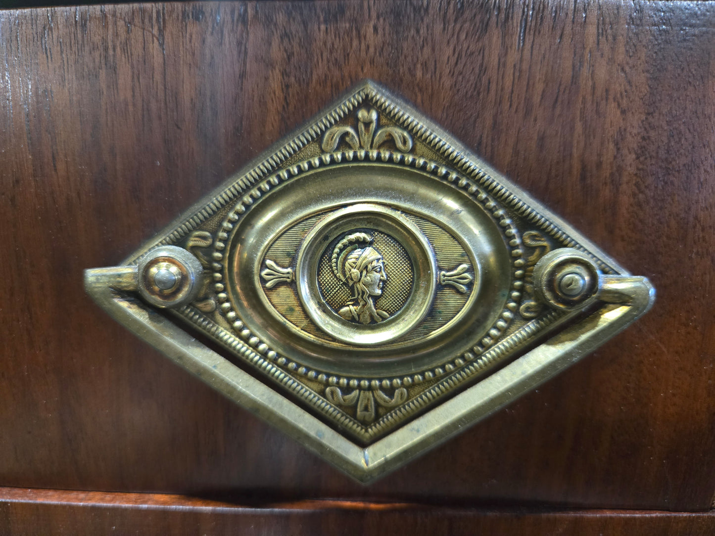 1860s Mahogany Empire Desk