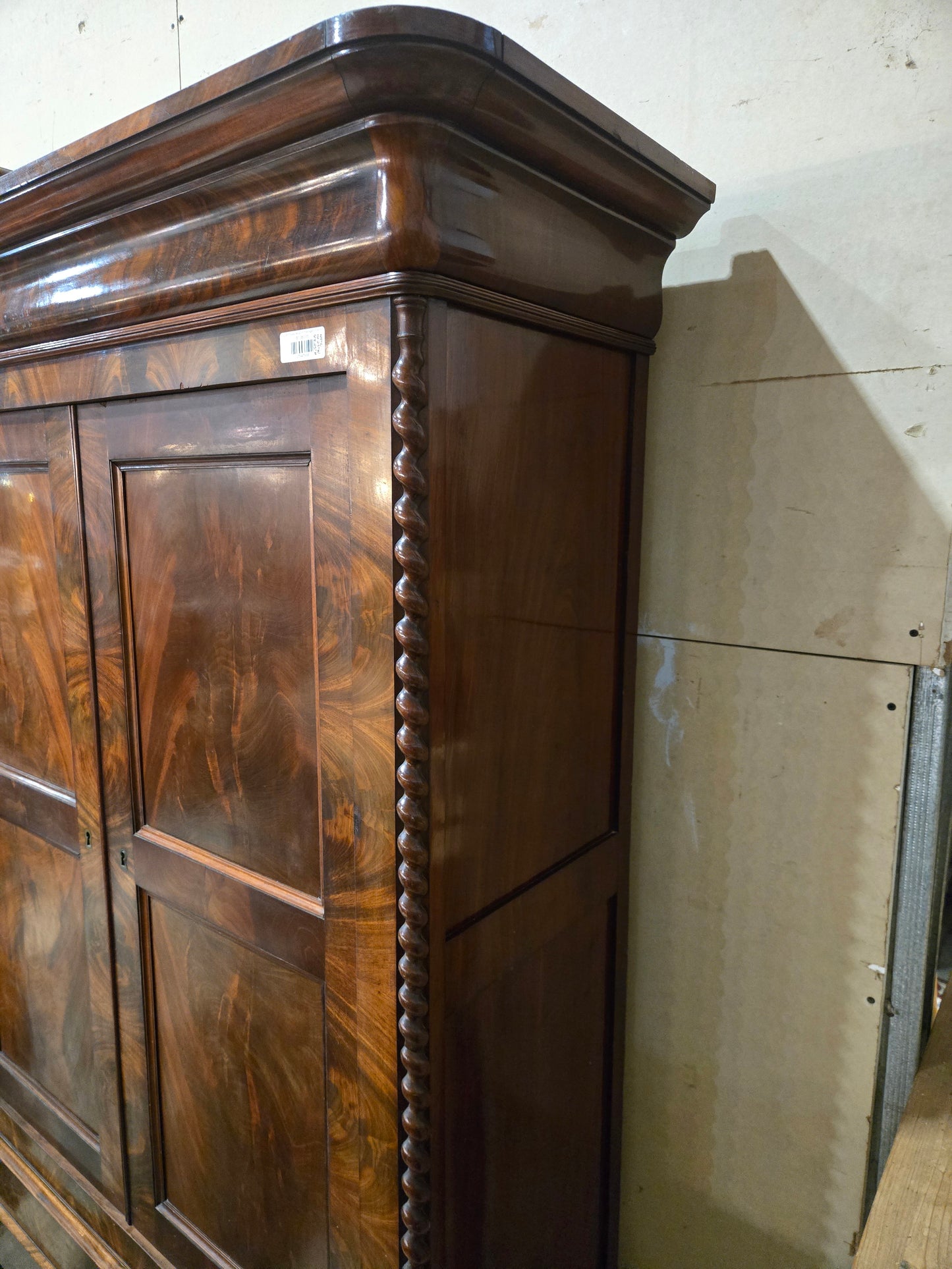 Louis Philippe Belgium Mahogany Cabinet