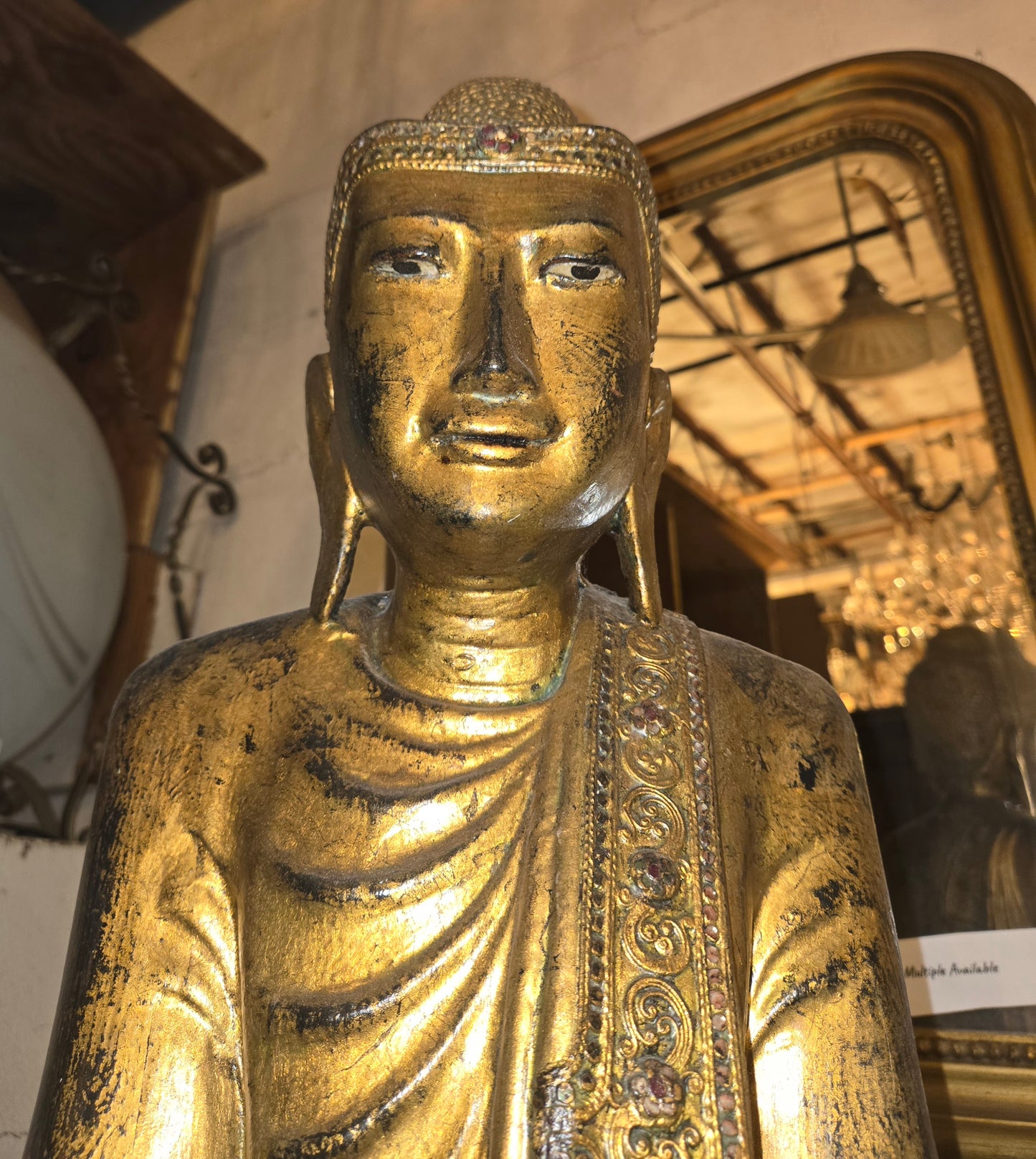 Life Size Antique Buddha