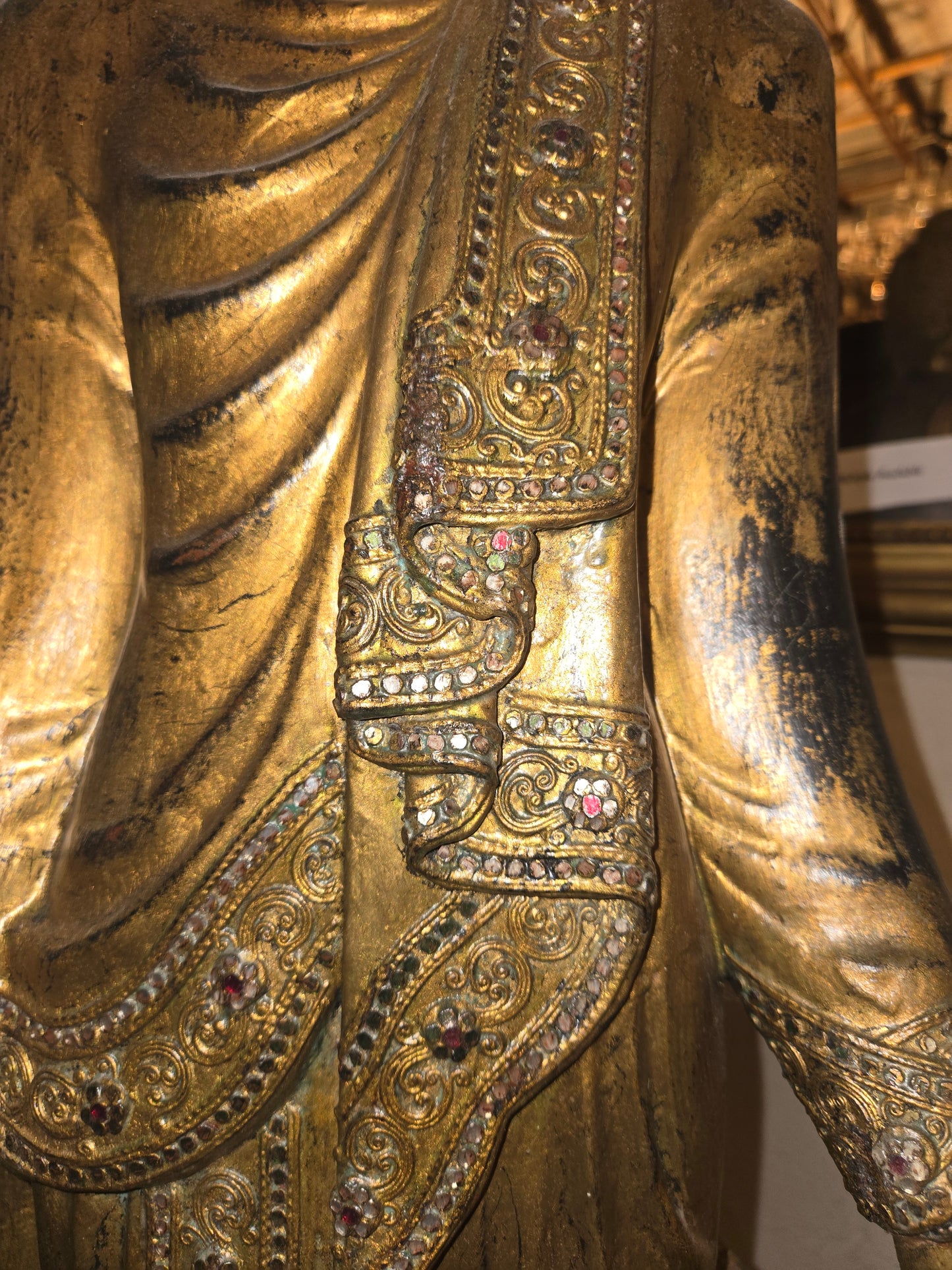 Life Size Antique Buddha