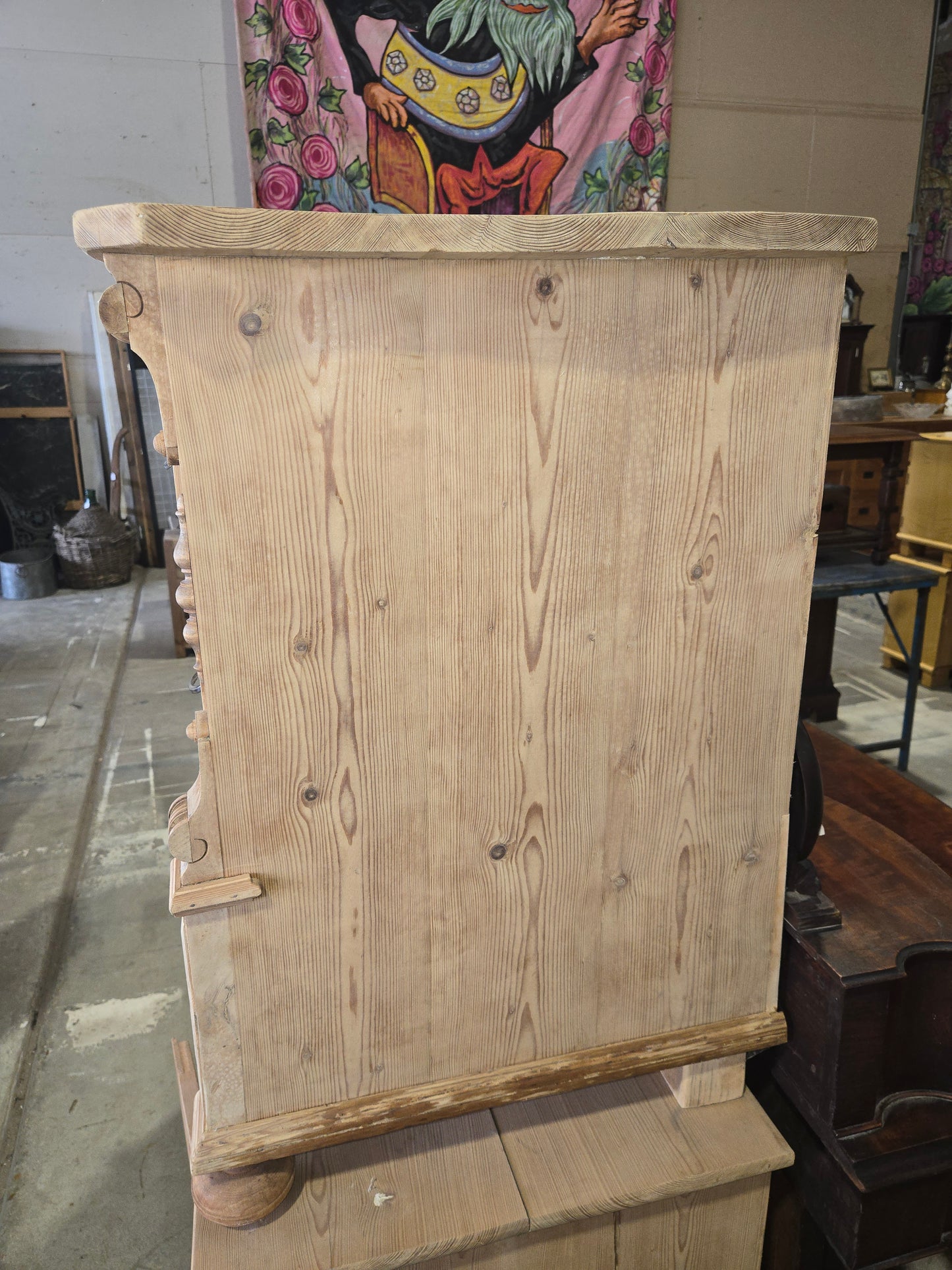 1880s German Pine Commode