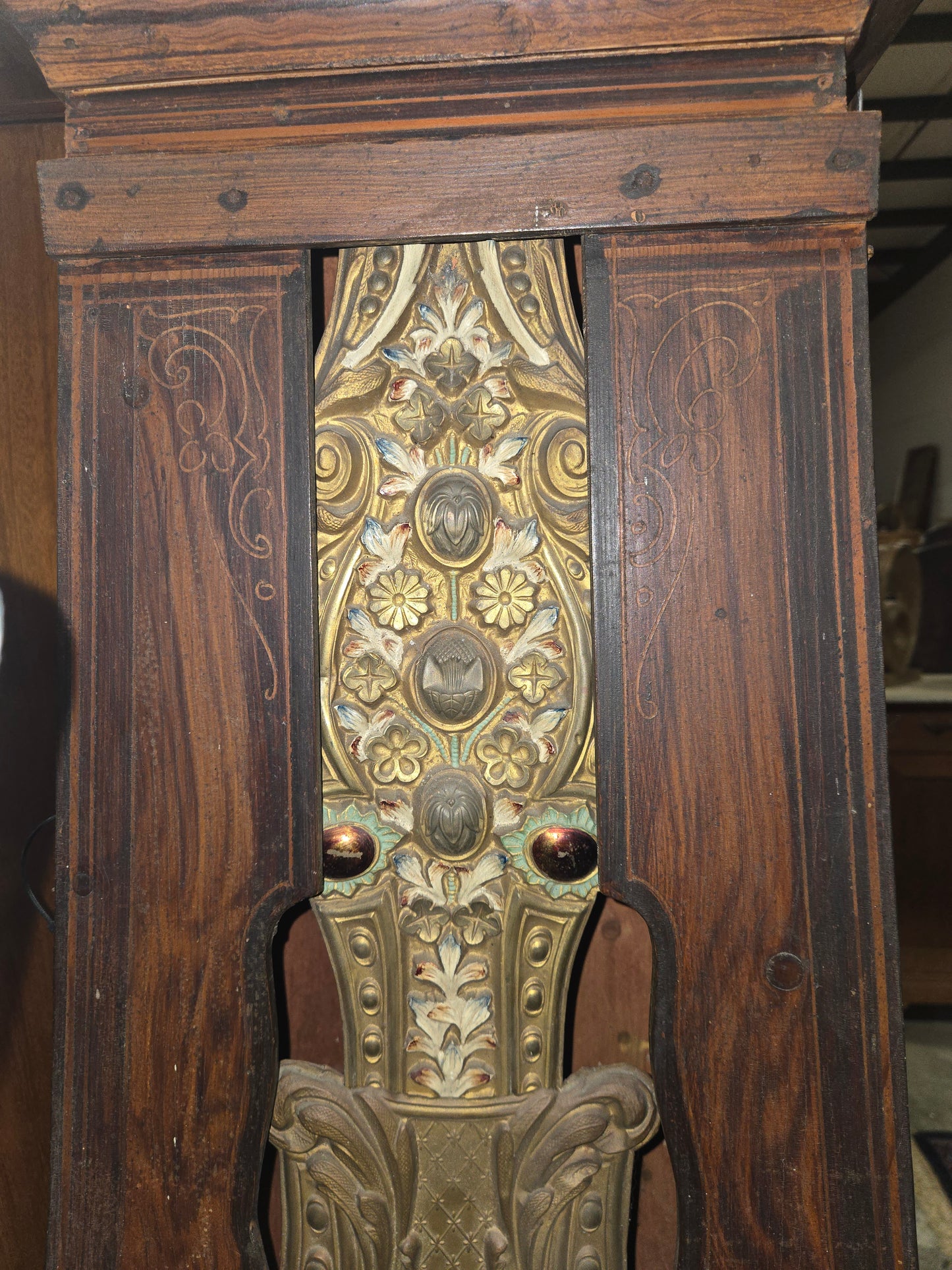 Dutch Painted Grandfather Clock