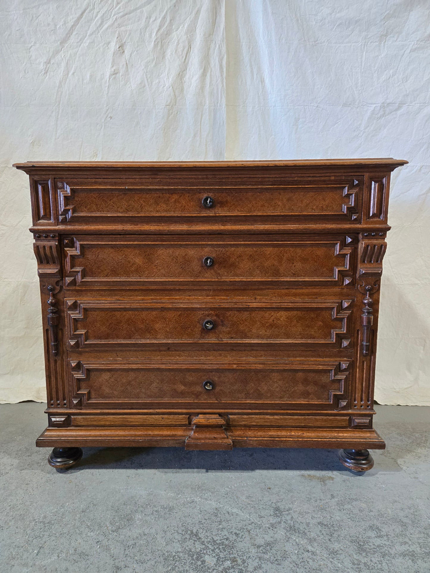 Late 1800s French revival commode