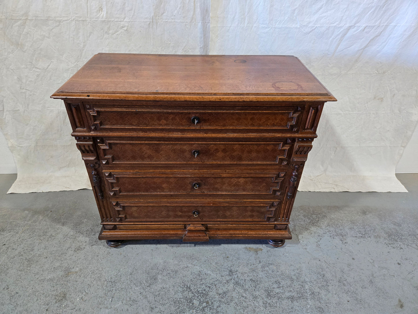 Late 1800s French revival commode