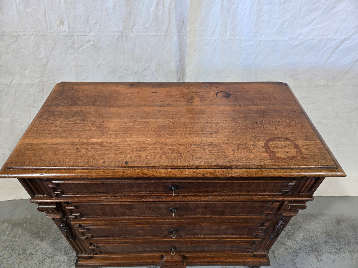 Late 1800s French revival commode