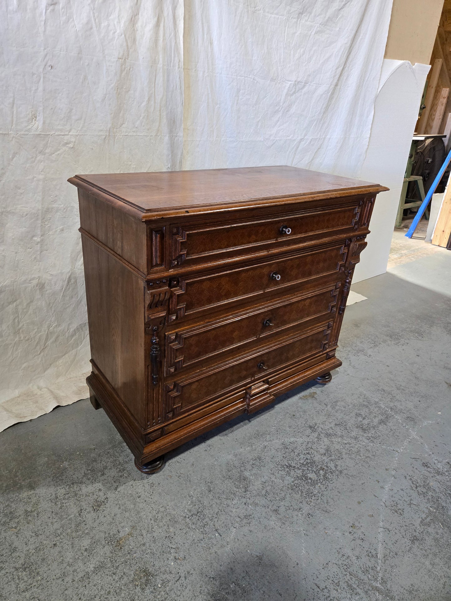 Late 1800s French revival commode