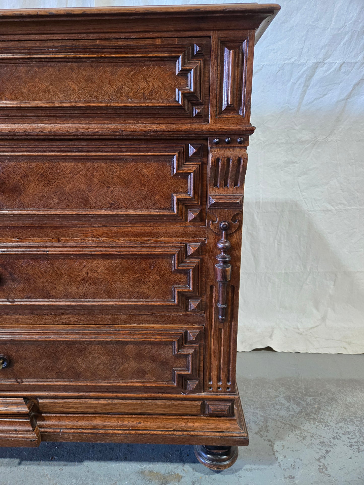 Late 1800s French revival commode