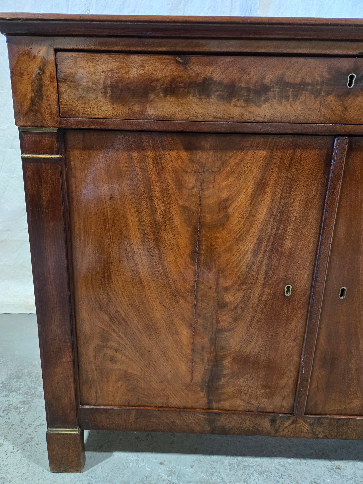 Late 1800s Empire petite sideboard