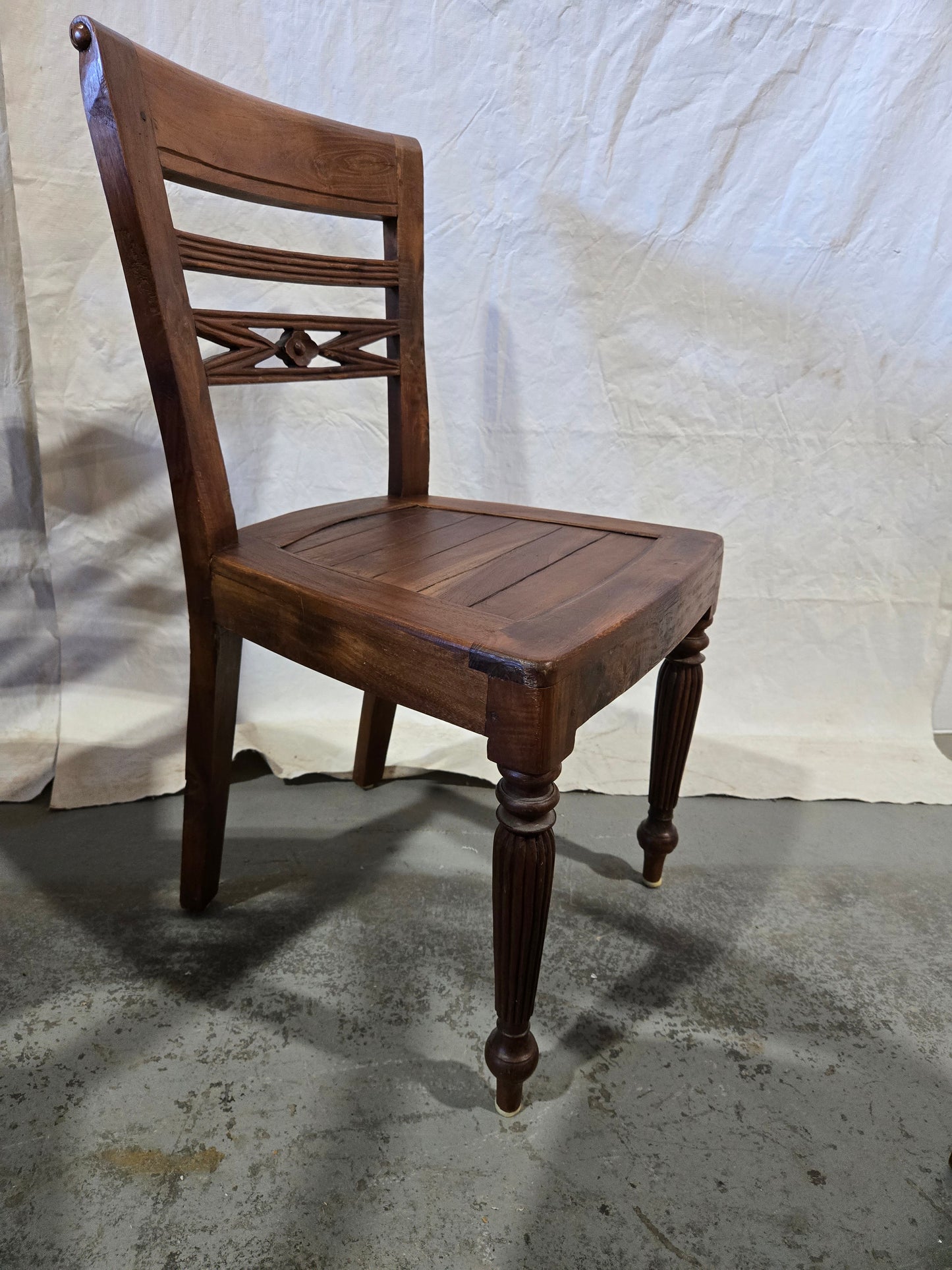 Early century teak chairs set (6)