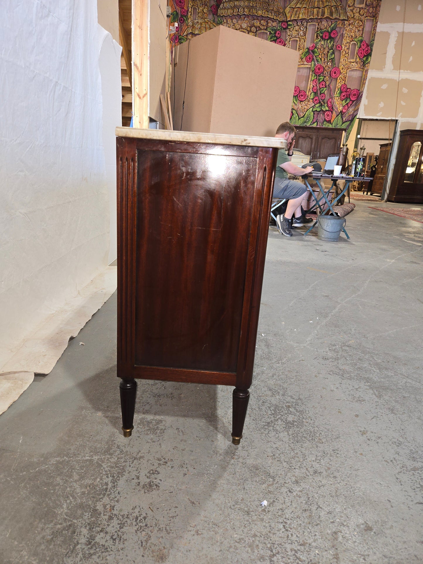 Early century LXVI petite commode