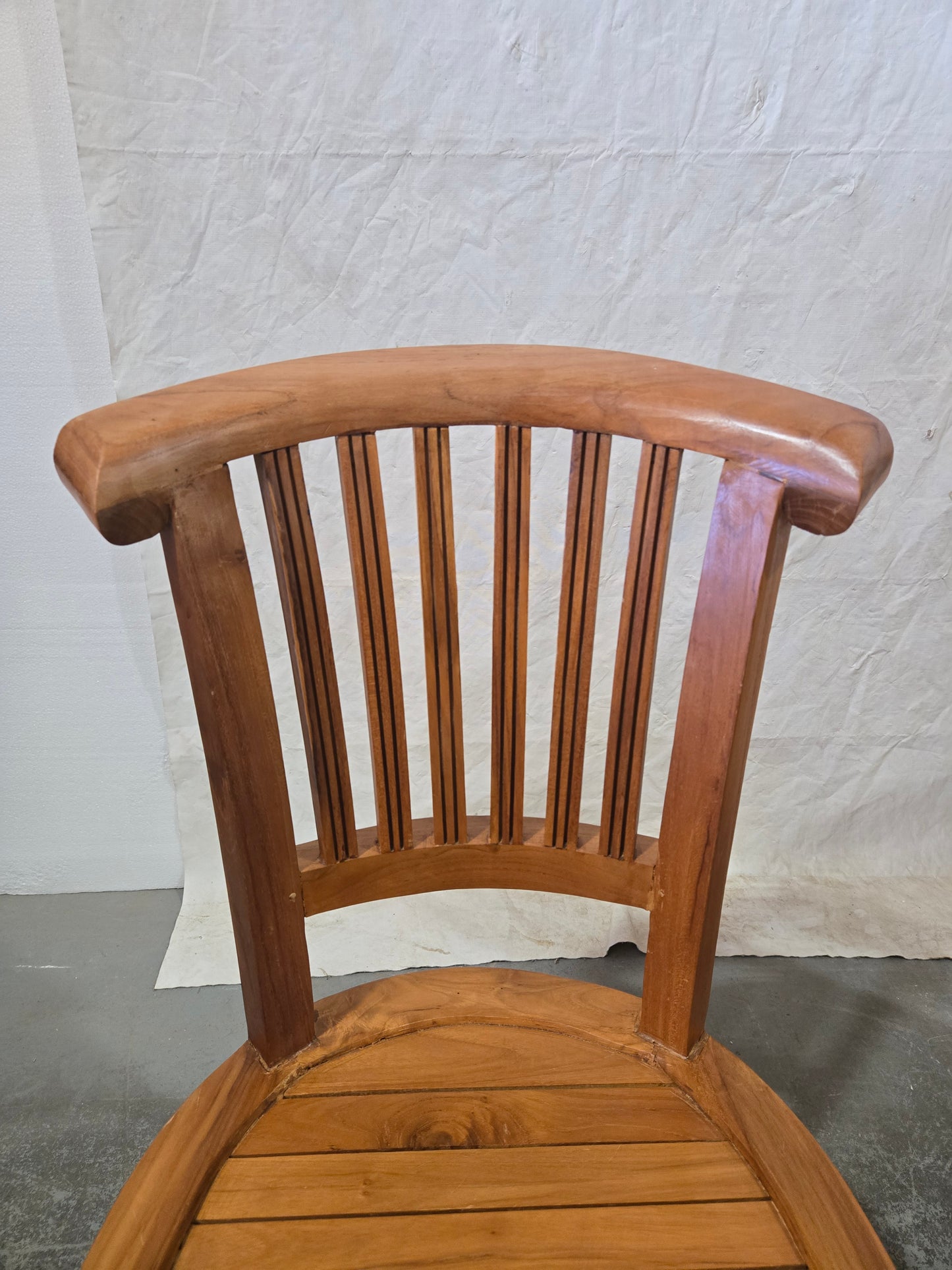 Set of 4 Early century teak chairs