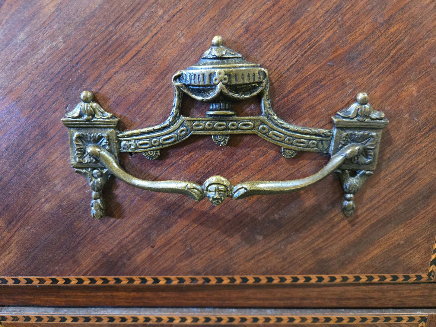 Early century LXVI commode with marble