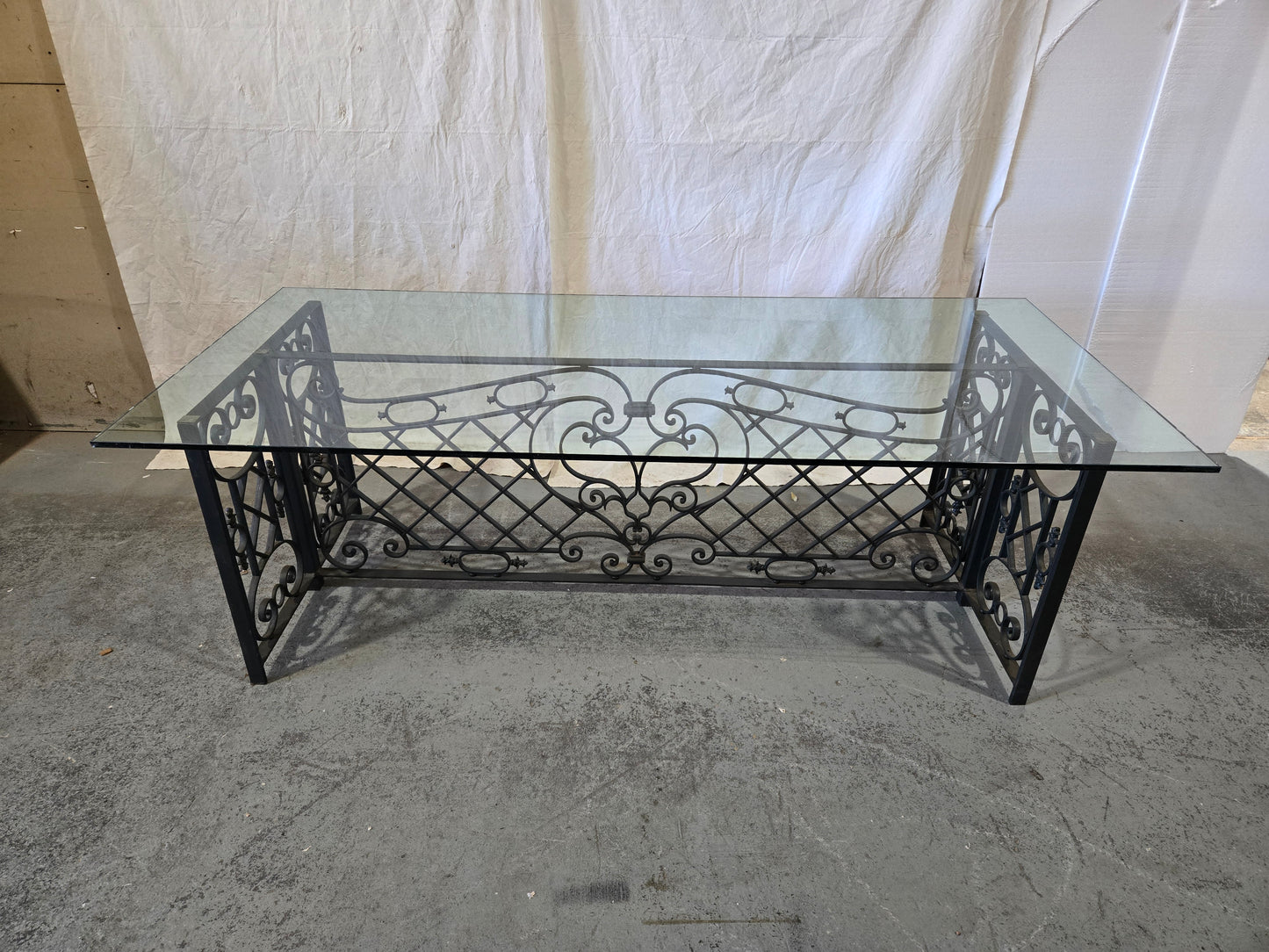 Early century French antique balcony table