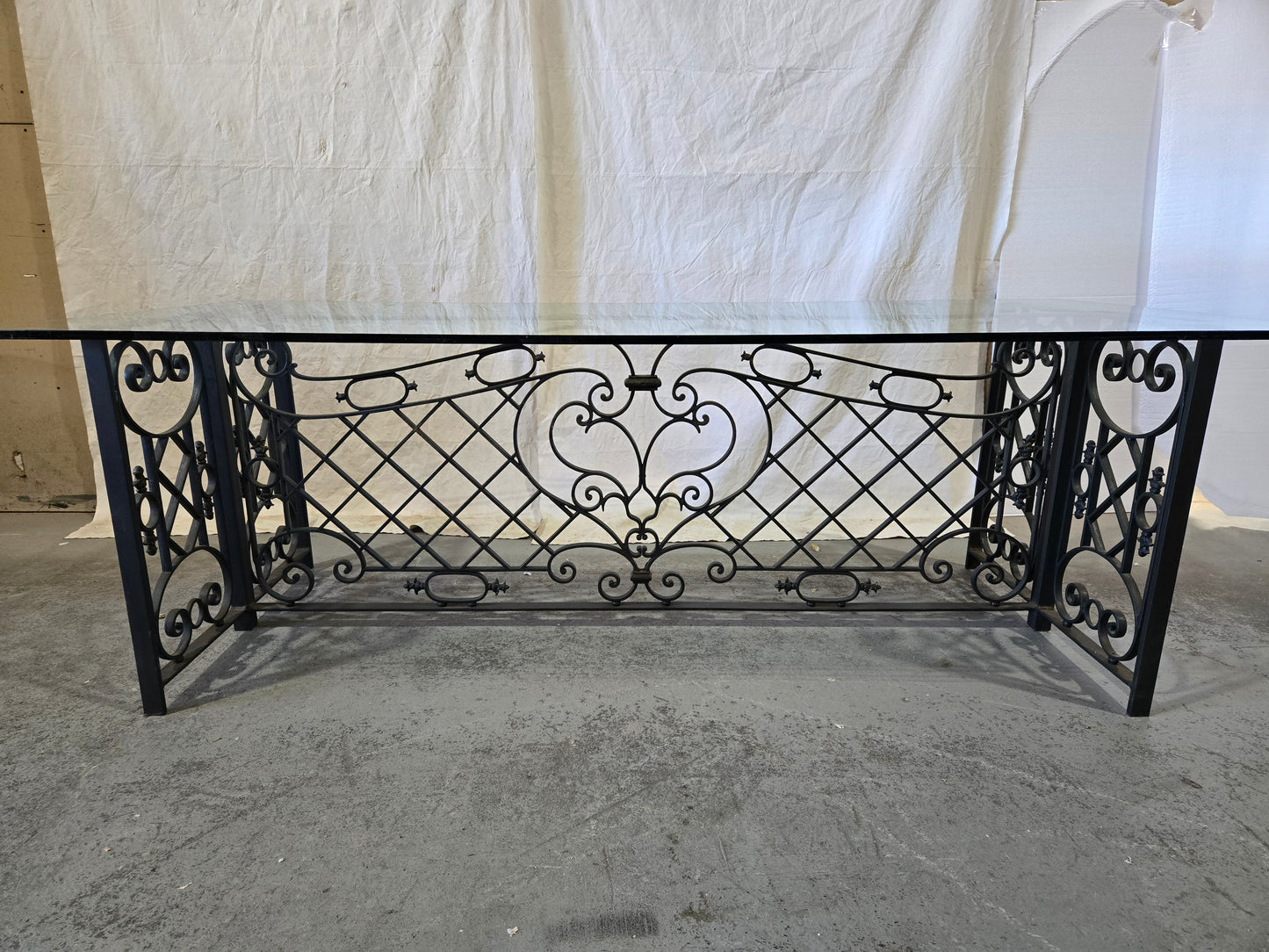 Early century French antique balcony table