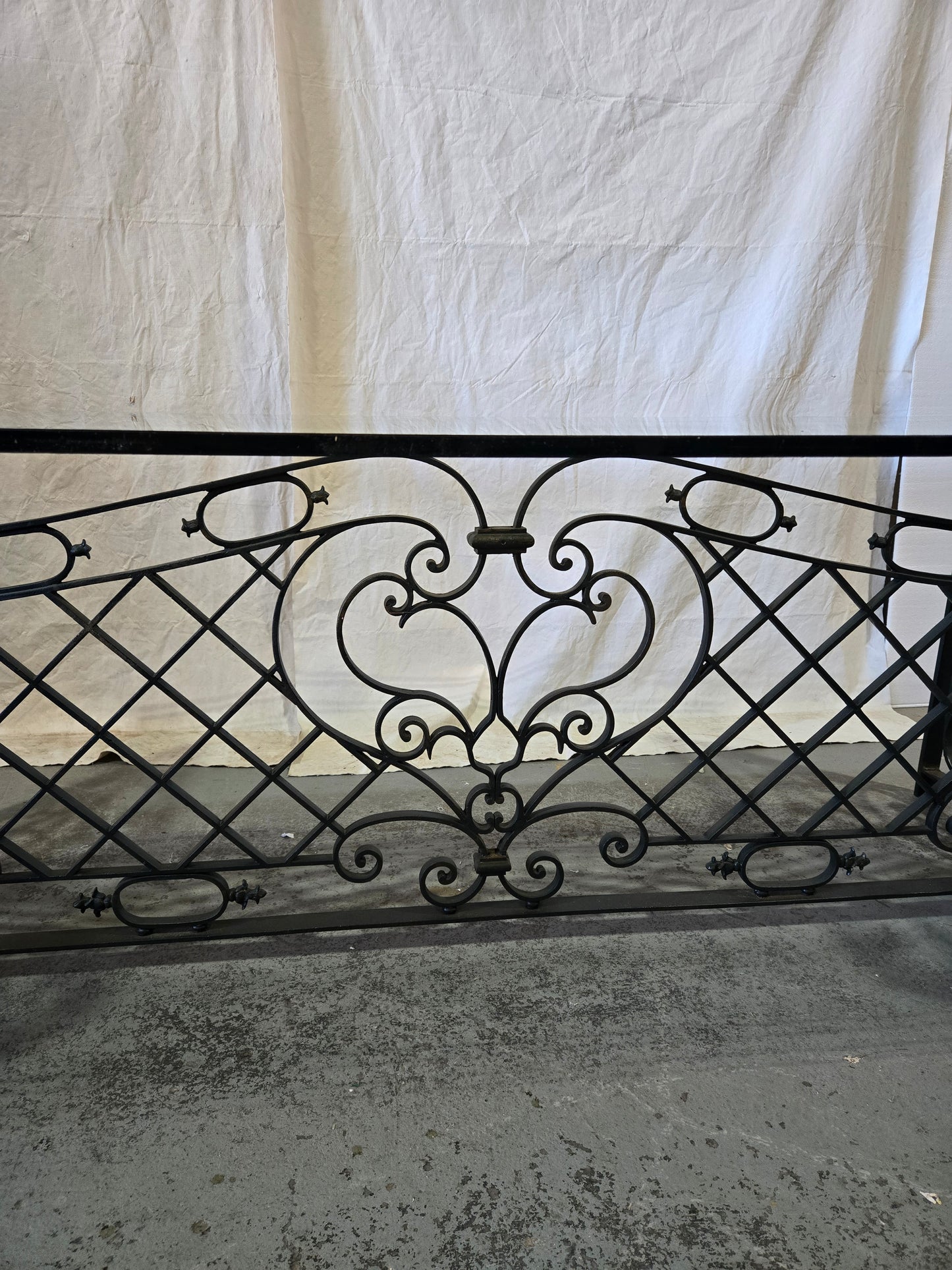 Early century French antique balcony table